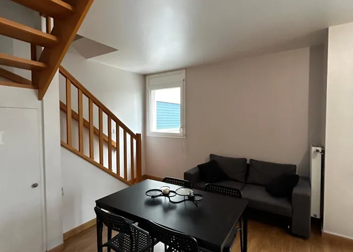 Duplex Lumineux Tout Equipe/Rer D/Balcon/Parking